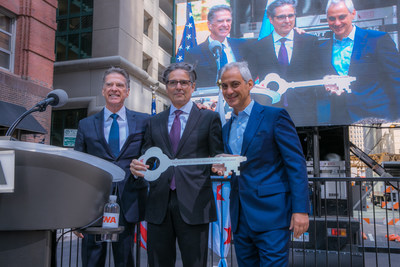 CNA celebrated the official opening of its new, modern global headquarters located at 151 North Franklin Street in the heart of Chicago’s Loop business district.