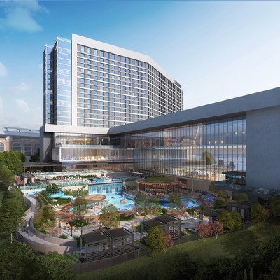 Rendering of the new Loews Arlington Hotel and Arlington Convention Center Developed by Loews Hotels & Co